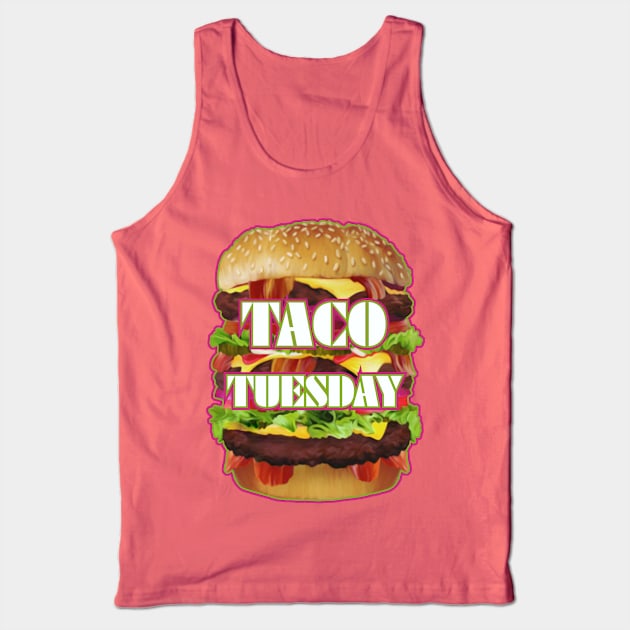 Taco Tuesday Mix Up Tank Top by DavesTees